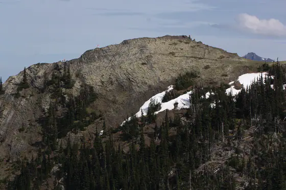 Basalt flows and flow breccias of the Crescent Formation on Blue Mountain in Olympic National Park
