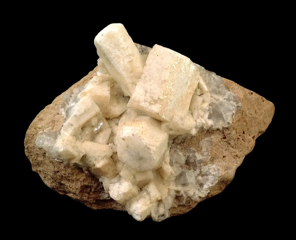 Uncut pale beryl hand specimen approximately seven centimeters across